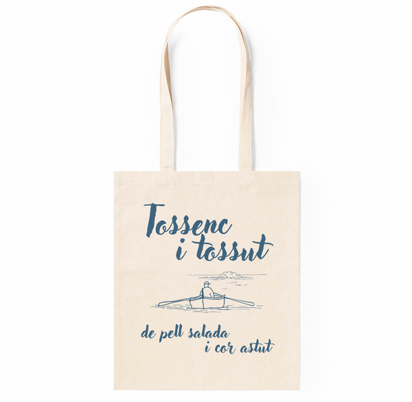 Bossa tote de tela disseny Tossenc i Tossut