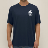 Camiseta Azul Marino con logo en el pecho de Sal i Vent