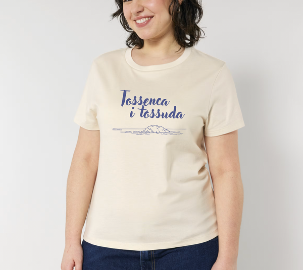 Camiseta blanco roto texto Tossenca i Tossuda