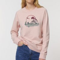 Sudadera ESPERIT DE LA COSTA BRAVA sin capucha - rosa