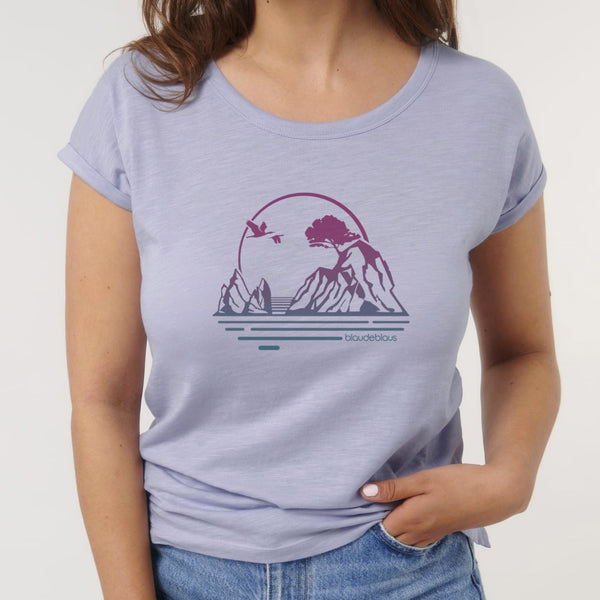 Camiseta COSTA BRAVA • lavanda • mujer