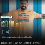 Camiseta Mar i Muntanya disseny pel programa de Marc Ribas 'Joc de cartes'. 