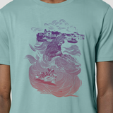 Camiseta REMENDADORA · Verde Mar · Unisex