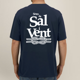 Camiseta Azul Marino Som de sal i vent
